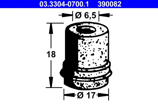 Bouchon, filtre déshydratant du liquide de frein ATE 03.3304-0700.1