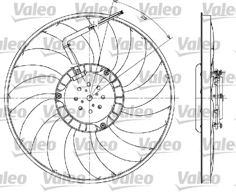 Ventilateur, refroidissement du moteur VALEO 698610