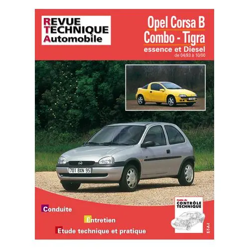 Revue technique pour Opel Corsa b et tigra e-d de 1993 a 2000