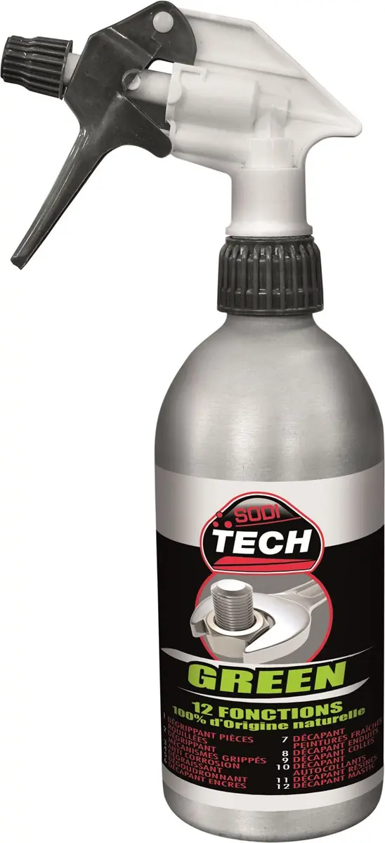SODITECH – Dégrippant 12 fonctions d'origine végétale – pulvérisateur de 500ml – 14348