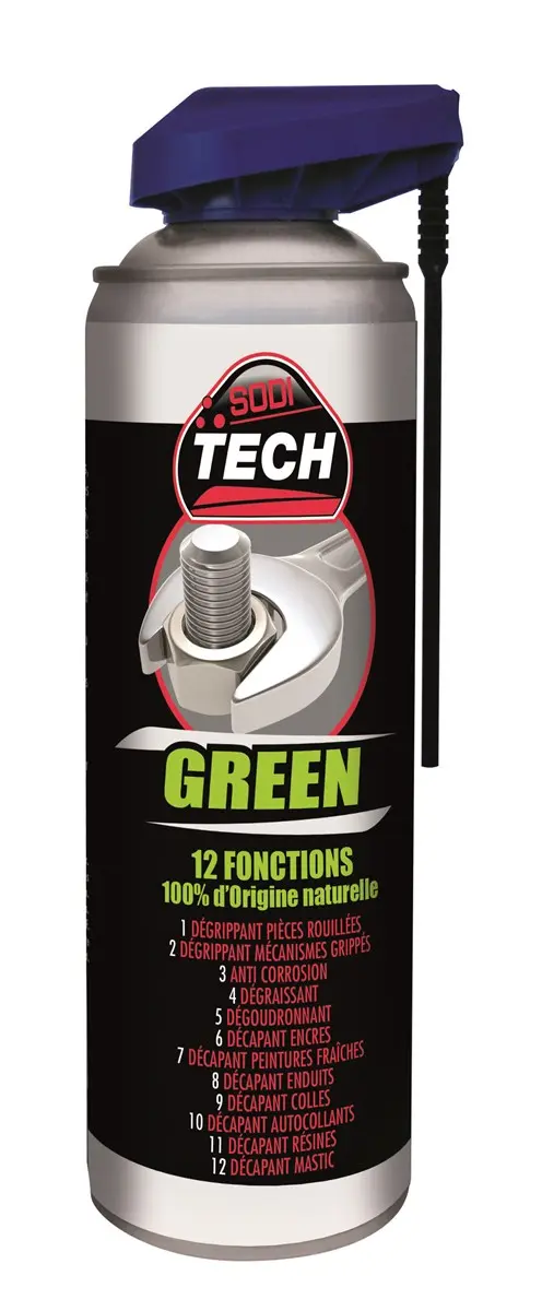 SODITECH – Dégrippant 12 fonctions d'origine végétale – aérosol 400ml – 14351